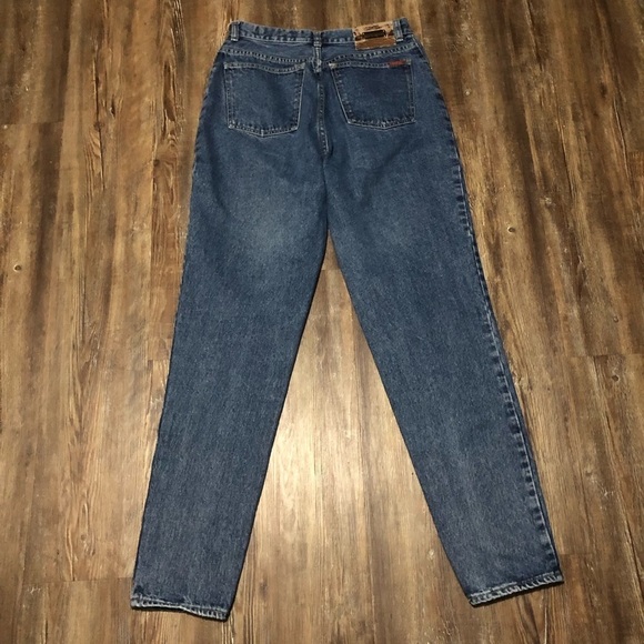 Vintage Lawman Jeans Women's 13 Button Fly Straight Leg Mom Style 90s High Rise - Picture 5 of 7
